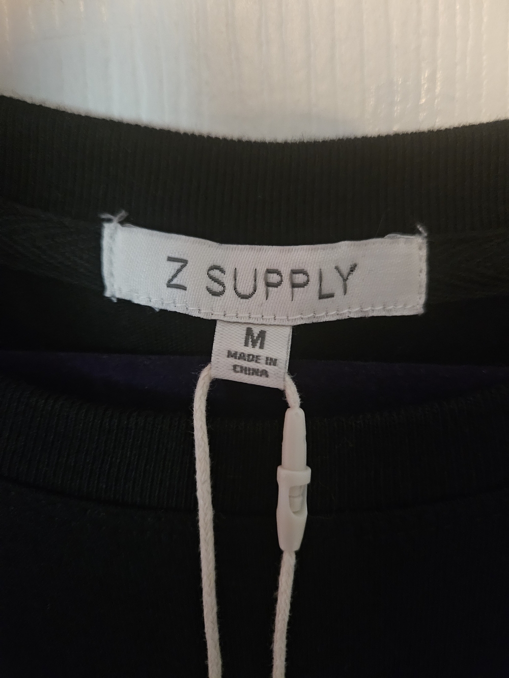 NWT Z Supply Black Side-Ruched Dress - Picture 4 of 6